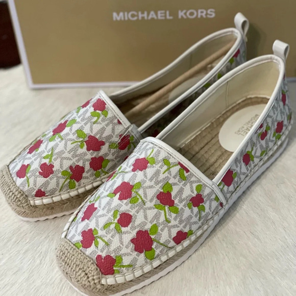Michael Kors MK Floral Espadrilles - Picture 1 of 4